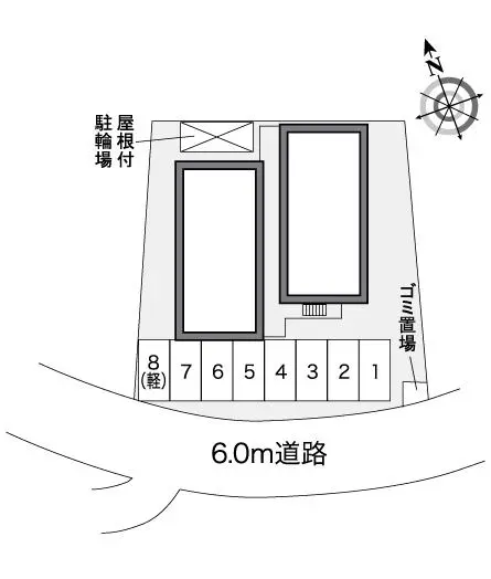 北九州市小倉北区上富野３丁目 月極駐車場